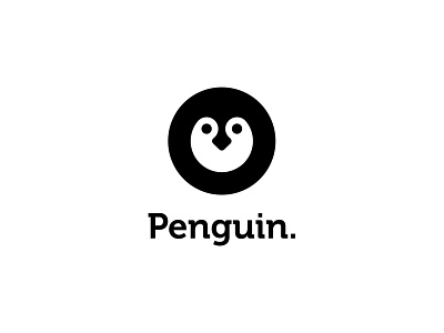 Penguin. animal arctic blue brand branding design family icon illusion logo mark monogram penguin