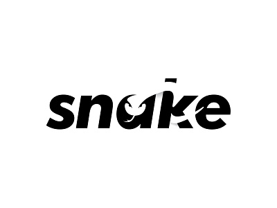 snake animal branding design illustration logo snake type typography