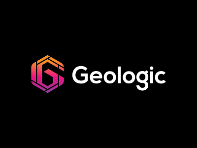 Geologic app icon brand branding creative logo design g geo gradient icon identity letter monogram lettermark logo logo design mark modern monogram negative space software