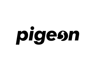 pigeon animal logo bird bird logo clever logo icon letter logo logo design logomark logotype mark negative space logo pigeon pigeon logo symbol typography wordmark
