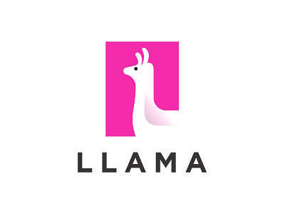 Llama animal branding character creative cute design icon illustration llama logo logo design logotype mascot negative space