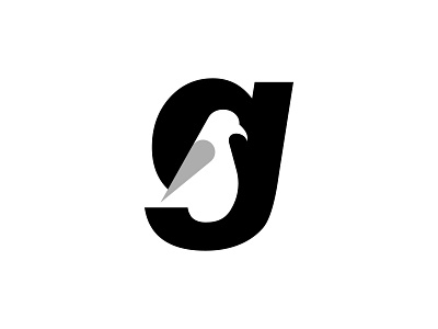 Letter G + Bird animal brand branding creative g icon letter logo logo design logo designer mark negative space pigeon symbol