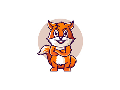 Fox Mascot Illustration animal art character design digital art flat fox fox character fox illustration fox logo illustration mascot mascot design mascot logo vector wolf