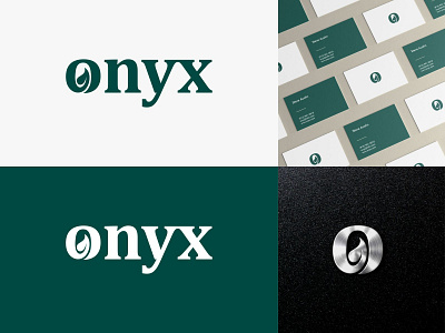 Onyx brand branding brandmark design icon identity leaf letter logo logo design logo designer logo mark logos logotype mark monogram symbol typography