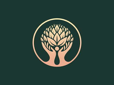 Tree of Life brand identity branding community design doodle green icon identity leaf logo logo design logo mark mark nature packaging people tree unity