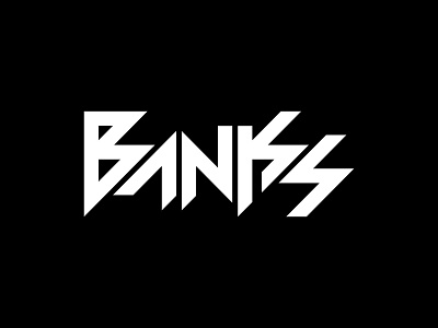 BANKS brand identity brandmark clothing club design identity identity designer lettering logo logo design mark type typography