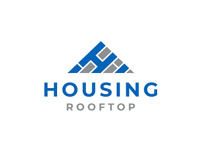 Housing Rooftop brand identity branding building construction home house housing icon illustration logo mark real estate roofing rooftop symbol vector