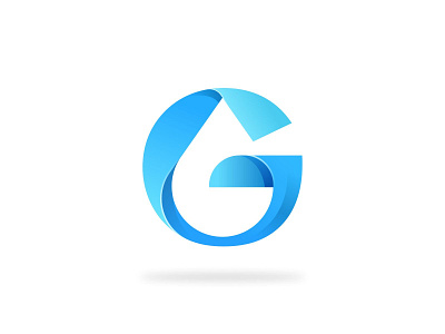 G Drops branding design drops icon identity illustration letter logo logo design mark water wave