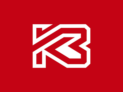 Monogram Letter KB Logo Design
