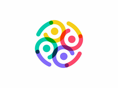 People Family Unity Together Logo Design brand branding colorful design family happiness icon identity illustration logo mark people smart smile symbol together unity vector