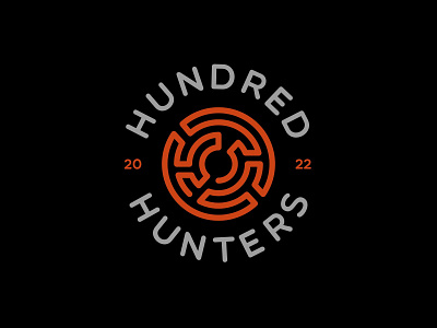 Hundred Hunter Logo - Brand Identity branding clothing design graphic design icon identity letter lettering lettermark logo logotype mark menswear monogram streetwear symbol type