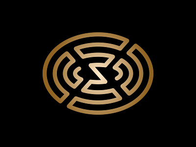 Maze Logo artificial intelligence design digital digitally generated finger print icon identity labyrinth logo logo mark logotype mark maze maze logo puzzle