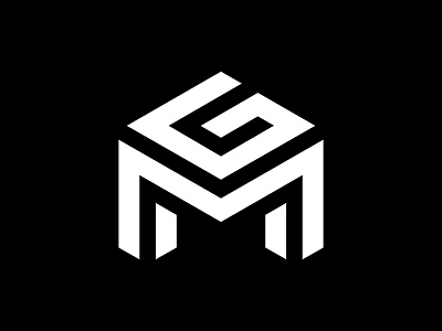Monogram Letter GM MG Logo branding business company design designer icon identity letter lettering lettermark logo logo mark logotype mark monogram symbol type typography vector