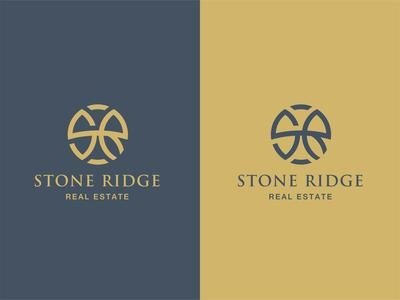 Stone Ridge Real Estate logo logodesign logoinspirations realestate