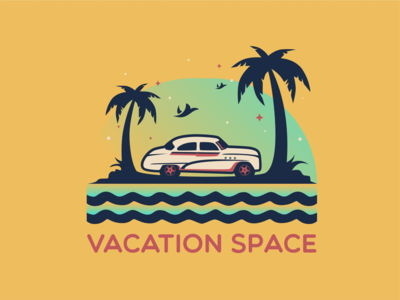 Vacation Space Illustration coreldraw creative garphicdesigner graphicdesign inspirations logo logodesigner logodesigns logoinspirations logos logotype