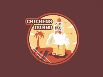 Chickens Island creative garphicdesigner graphicdesign illustration inspirations logo logodesigner logodesigns logoinspirations logos logotype