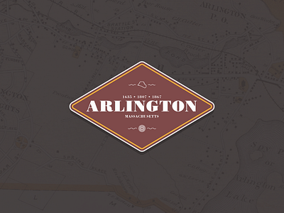 Arlington arlington bsds bsdsthunderdome new england pin