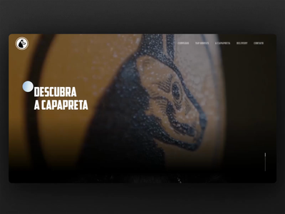 Cervejaria Capa Preta • Portfolio Beer Company css design html javascript portfolio ui ux webdesign website wordpress