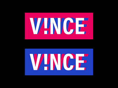 V!NCE Logo branding identity illustrator logo