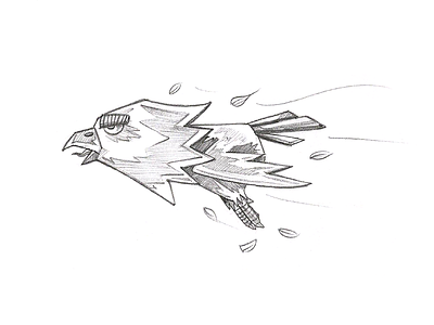 Gaming Bird Sketch