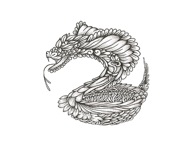 Chinese Snake Zodiac Sign Sketch draw drawing pencil sketch sketch sketching snake zodiac sketch zodiac sign sketch