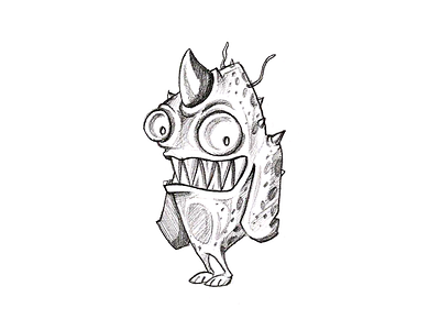 Monster Character Concept cartoon sketch draw drawing monster sketch pencil sketch sketch sketching