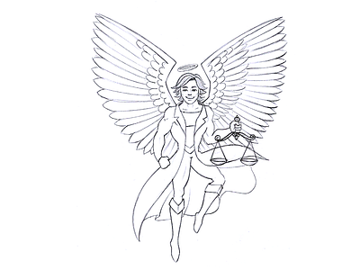 Man With Wings Sketch cartoon sketch character draw drawing koncept pencil sketch sketch sketching