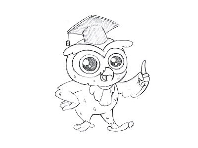 Owl Sketch Design bird character drawing hand concept koncept owl pencil pencil sketch sketch sketching