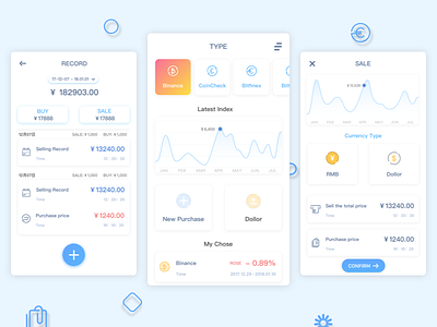 Financial APP practice app design exercise finance finley flat icon ios sketch ui ui design ux