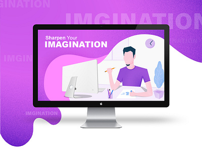 Imagination Illustration Process branding flat graphic design graphicdesign illustraion illustration minimal typography ui vector