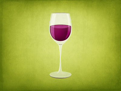 Wine Glass digital illustration glass green red wine texture wine wine glass