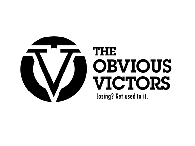 The Obvious Victors - Losing? Get used to it. arrow discovery down fun games loser mandatory obvious philadelphia usa victors workplace