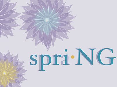 Spring Sprang alpha blue channel flowers opacity purple sprang spring sprung yellow