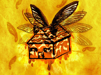 A Maple House Fly abouelenein basma bee bezmo burton design drip fly house illustration maple mikey seeds syrup vermont