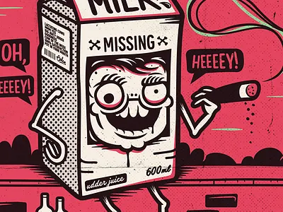 Have You Seen Me? character design cohen cohen gum have you seen me milk carton poster sancho sanchos dirty laundry