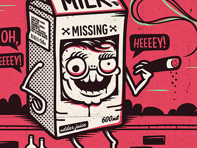 Have You Seen Me? character design cohen cohen gum have you seen me milk carton poster sancho sanchos dirty laundry