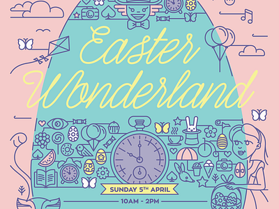 Easter Wonderland alice in wonderland easter