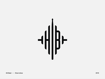 Hit Beat Logo beat drum equalizer hand lettering letter logo design logos logotype logotypes sound symbol typogaphy wave лого логотип