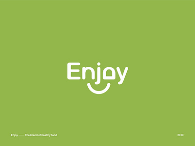 Enjoy Logo design eco ecology green healthy illustrate illustrator logodesign logos logotype logotypedesign martovsky