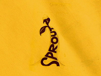20. Sprout art design illustrate illustration illustrator inktober2021 logo martovsky mrtvsk plant sketch sprout