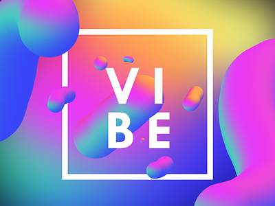 Vibe album artwork album cover color design gradient graphic design music vector vibe