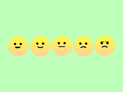 Emojis design emoji gradient graphic design happy illustration poster sad vector