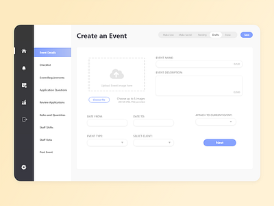 Event Planner - Web app