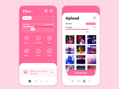 Files - Mobile app for file storage