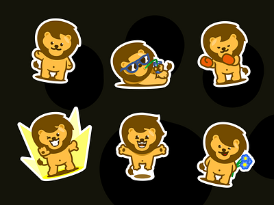 Lion Stickers