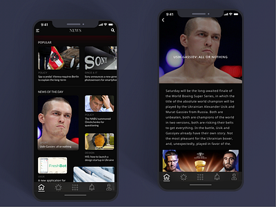 New Application Design Preview design ios iphone lifestyle menu minimal news newsstand paragraph personalized read x