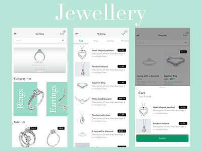 Jewellery e-commerce app