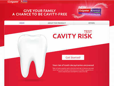 Colgate Interactive Quiz/Test cavity risk test colgate game quiz self test