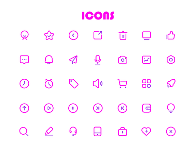 Icons By Yohannyan For Face Ui On Dribbble