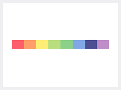 Color Palette color colorful palette playful rainbow